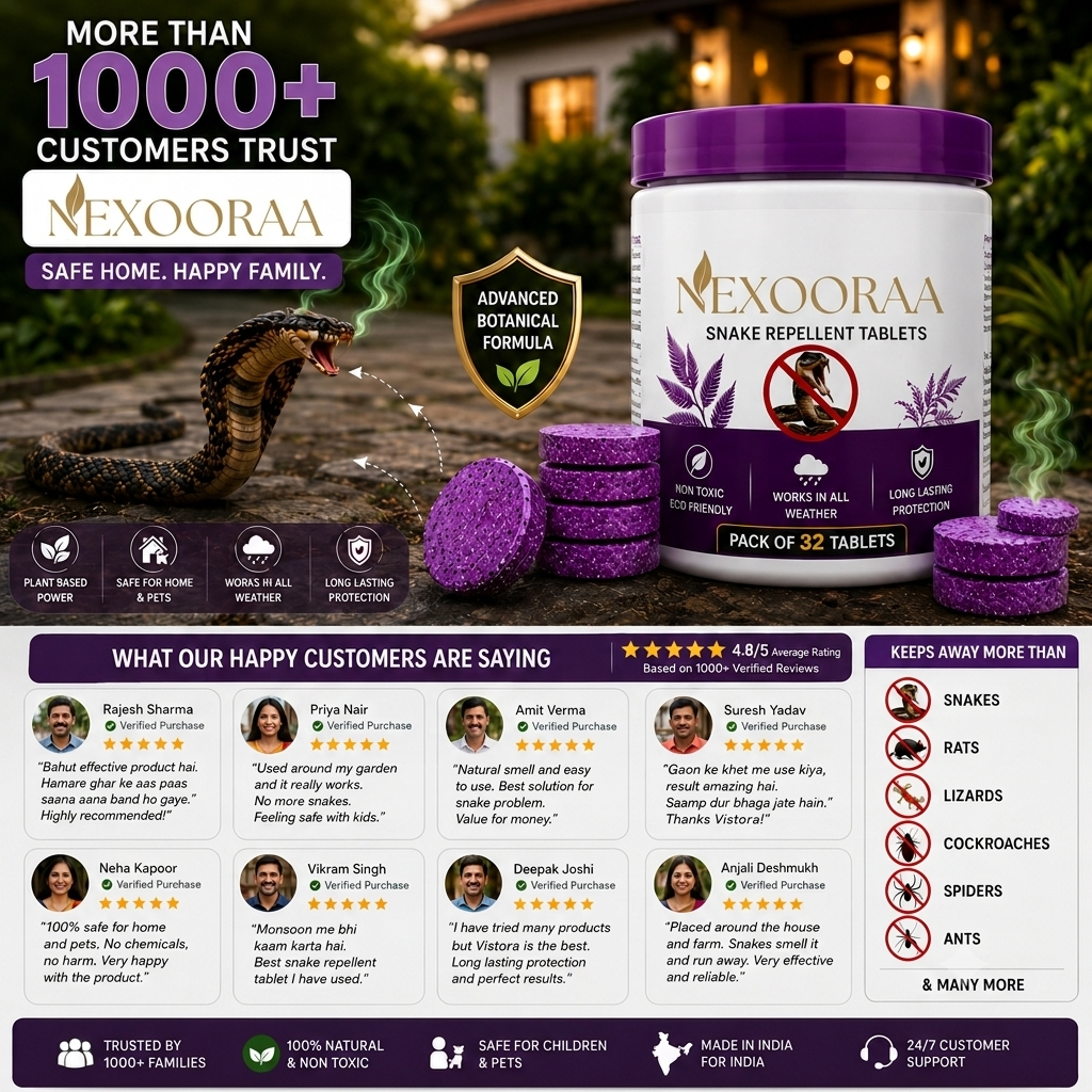 💥Powerful Protection Snake Repellent Tablets for Home, Farm & Garden | Instant Action Formula🔥Buy 1 Get 1 Free🔥