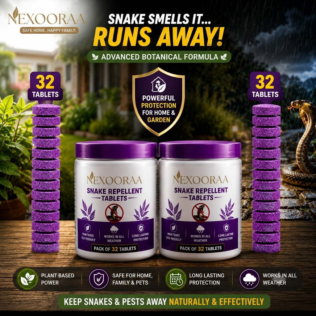 💥Powerful Protection Snake Repellent Tablets for Home, Farm & Garden | Instant Action Formula🔥Buy 1 Get 1 Free🔥
