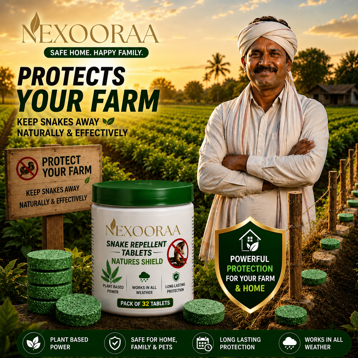 💥All-in-One Pest & Snake Protection Tablets | Instant Action Formula🔥Buy 1 Get 1 Free🔥