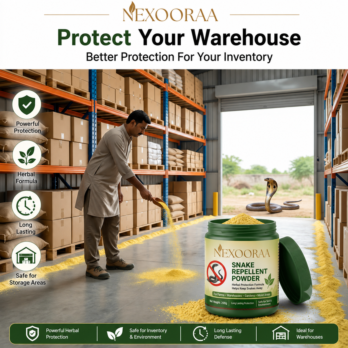 🥰HOT SALE 49% OFF🥰🐍Snake Repellent Powder🐍 Buy 1 Get 1 Free🐍