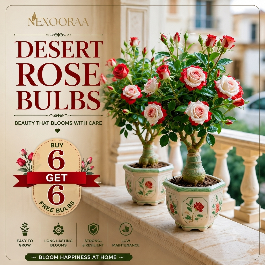 🥰HOT SALE 49% OFF🥰 🌵🌺DESERT ROSE BULBS🔥Buy 6 Get 6 Free Bulbs🔥
