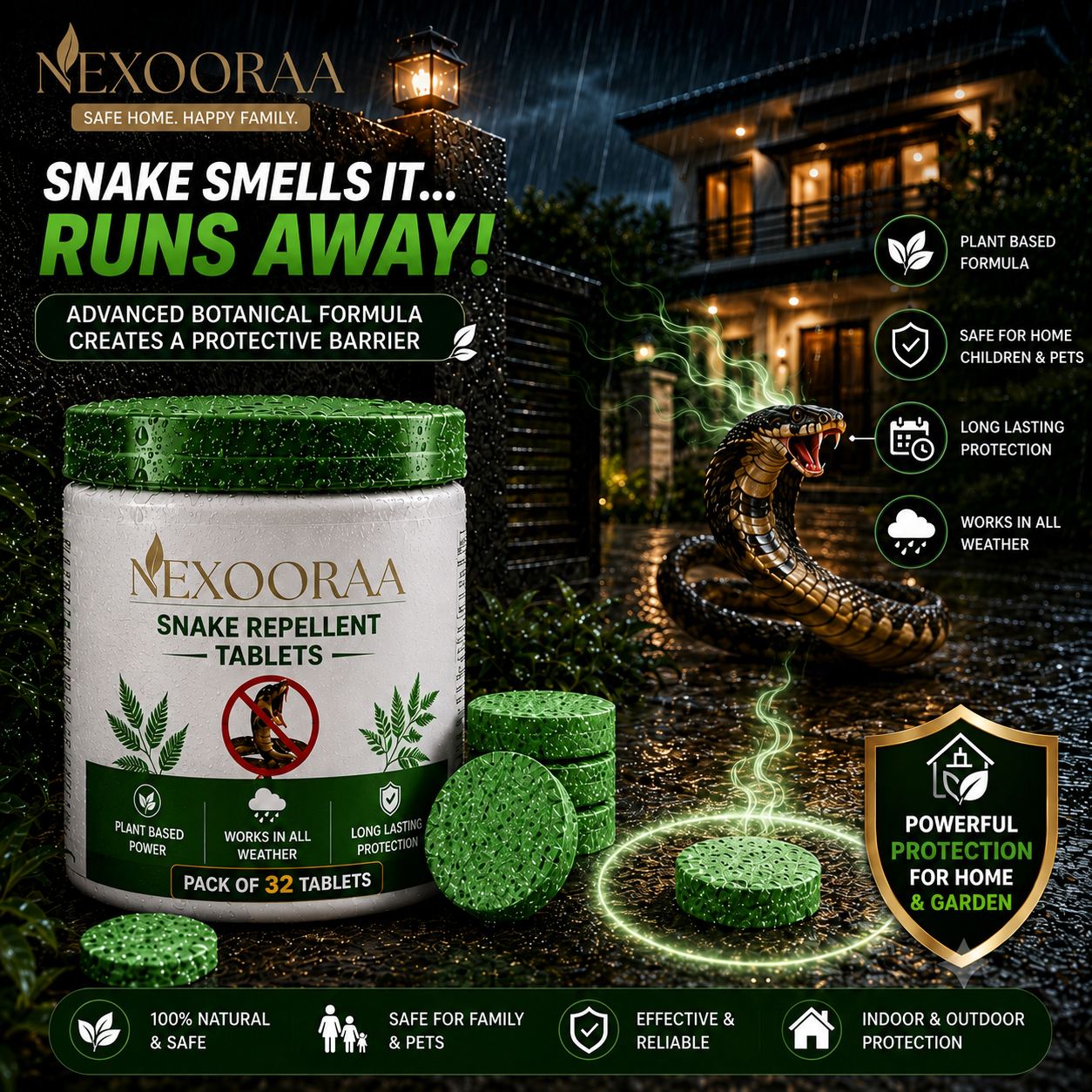 💥All-in-One Pest & Snake Protection Tablets | Instant Action Formula🔥Buy 1 Get 1 Free🔥
