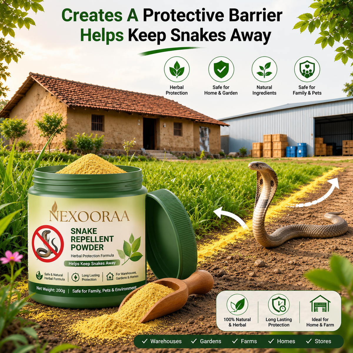 🥰HOT SALE 49% OFF🥰🐍Snake Repellent Powder🐍 Buy 1 Get 1 Free🐍