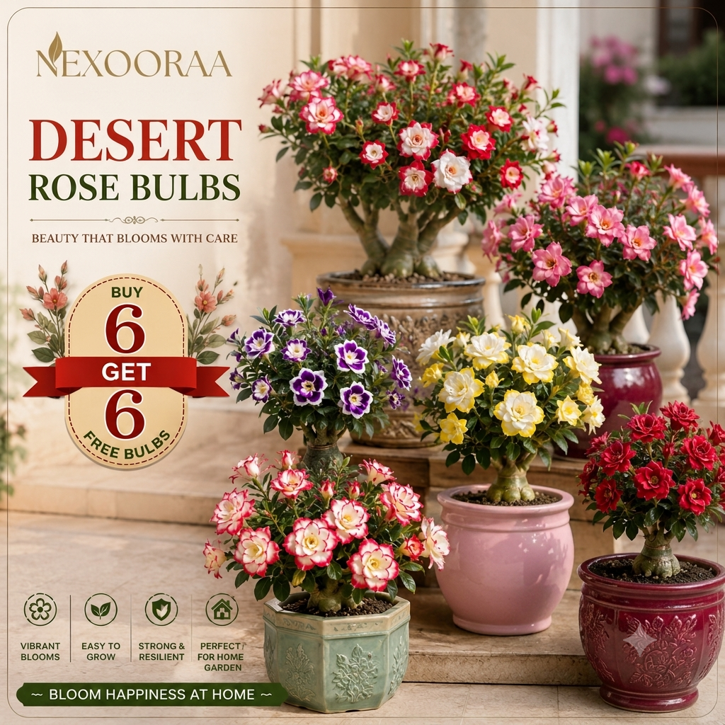 🥰HOT SALE 49% OFF🥰 🌵🌺DESERT ROSE BULBS🔥Buy 6 Get 6 Free Bulbs🔥
