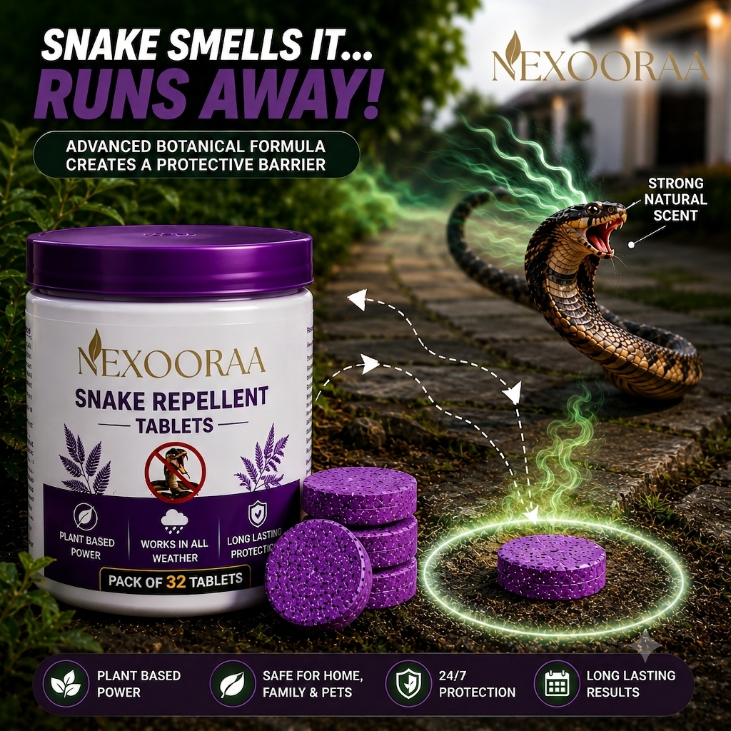 💥Powerful Protection Snake Repellent Tablets for Home, Farm & Garden | Instant Action Formula🔥Buy 1 Get 1 Free🔥