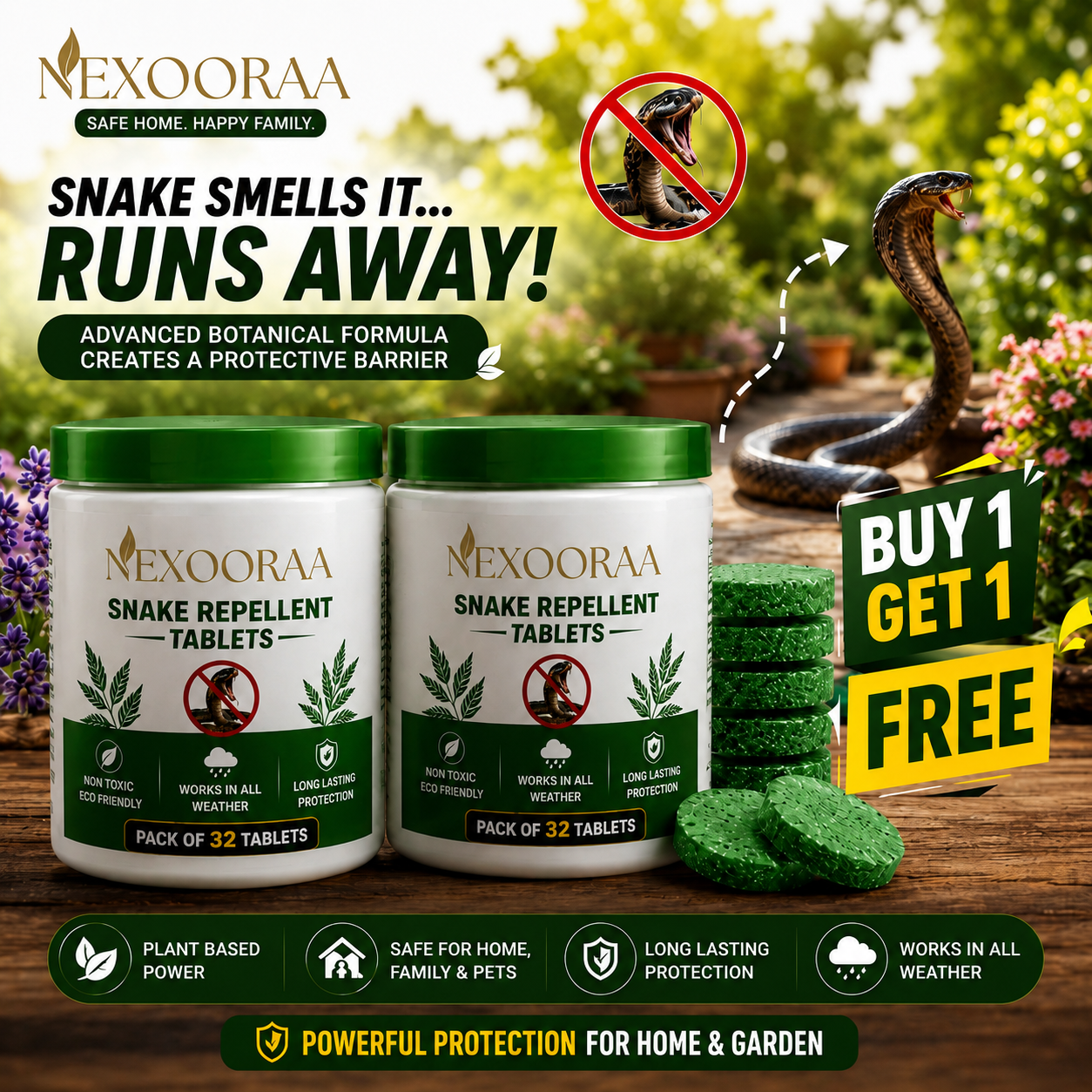 💥All-in-One Pest & Snake Protection Tablets | Instant Action Formula🔥Buy 1 Get 1 Free🔥