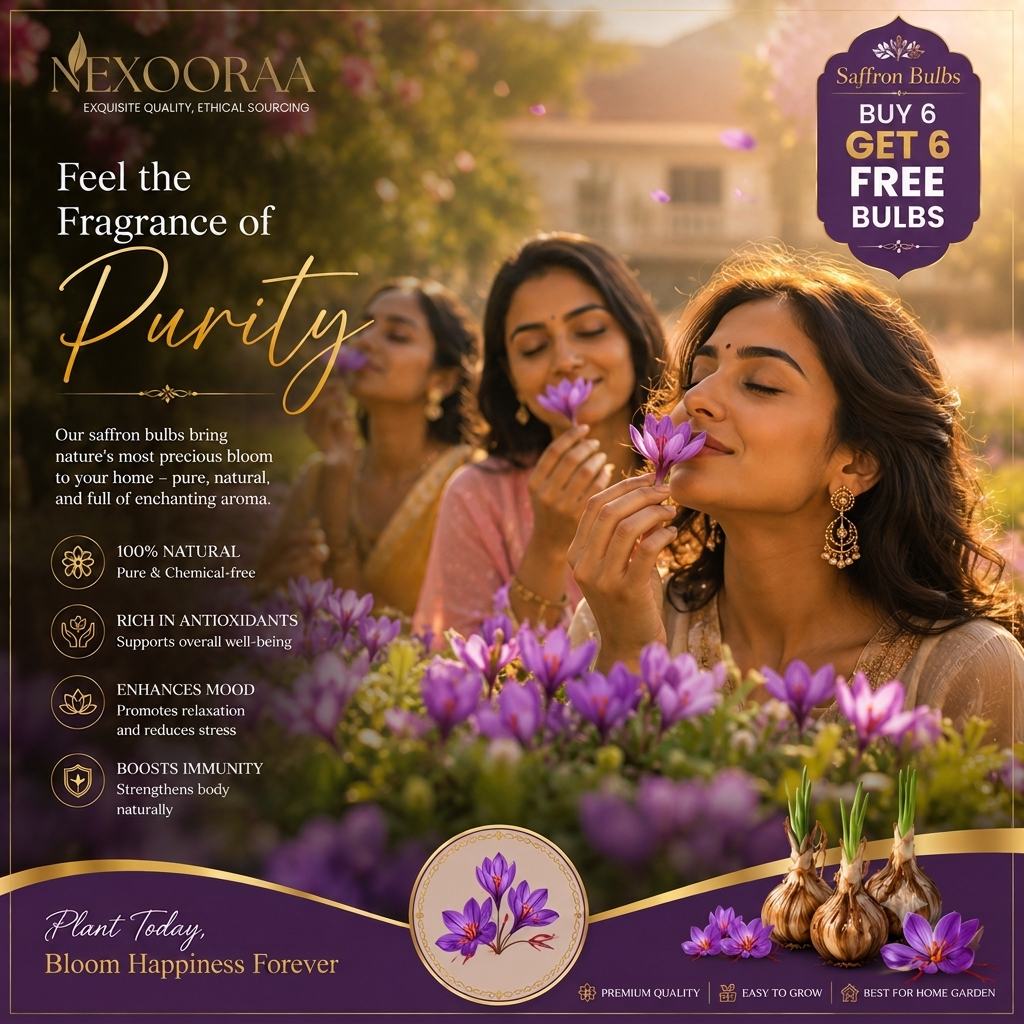 🌹Saffron Bulbs—Gold in the Flower Bulbs🌹🔥Buy 6 Get 6 Free Bulbs🔥