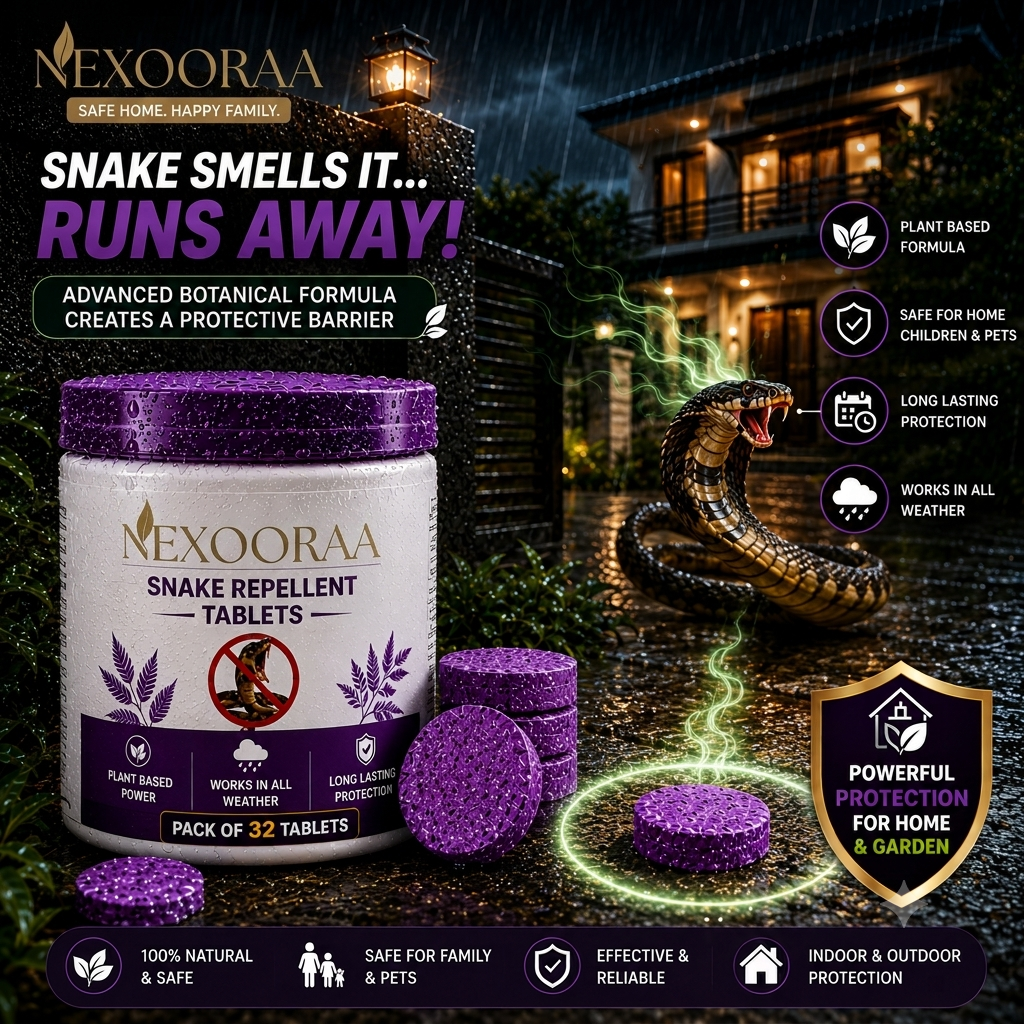 💥Powerful Protection Snake Repellent Tablets for Home, Farm & Garden | Instant Action Formula🔥Buy 1 Get 1 Free🔥