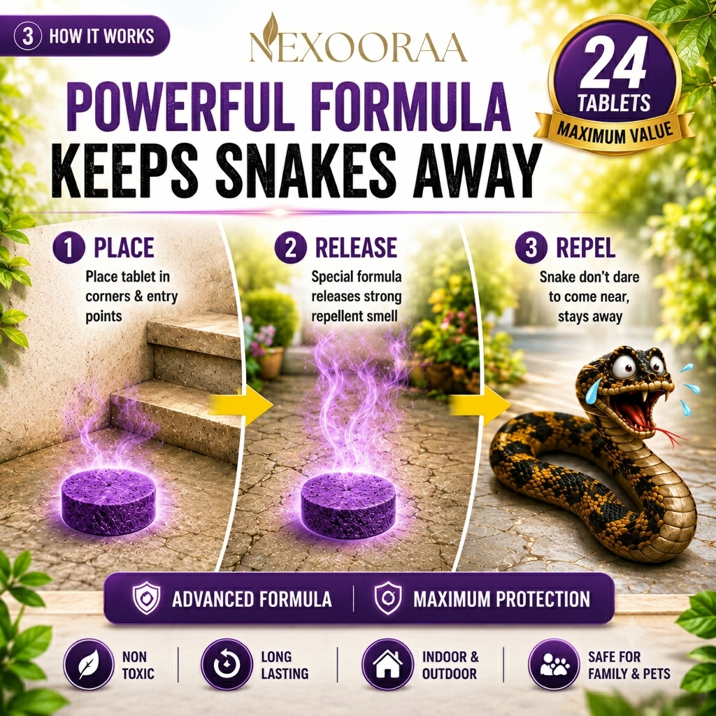 💥All-in-One Pest & Snake Protection Tablets | Instant Action Formula🔥Buy 1 Get 1 Free🔥