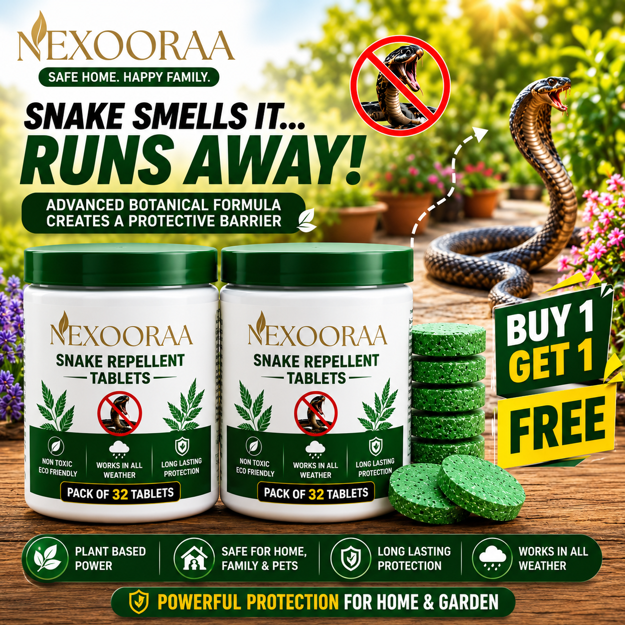 💥All-in-One Pest & Snake Protection Tablets | Instant Action Formula🔥Buy 1 Get 1 Free🔥