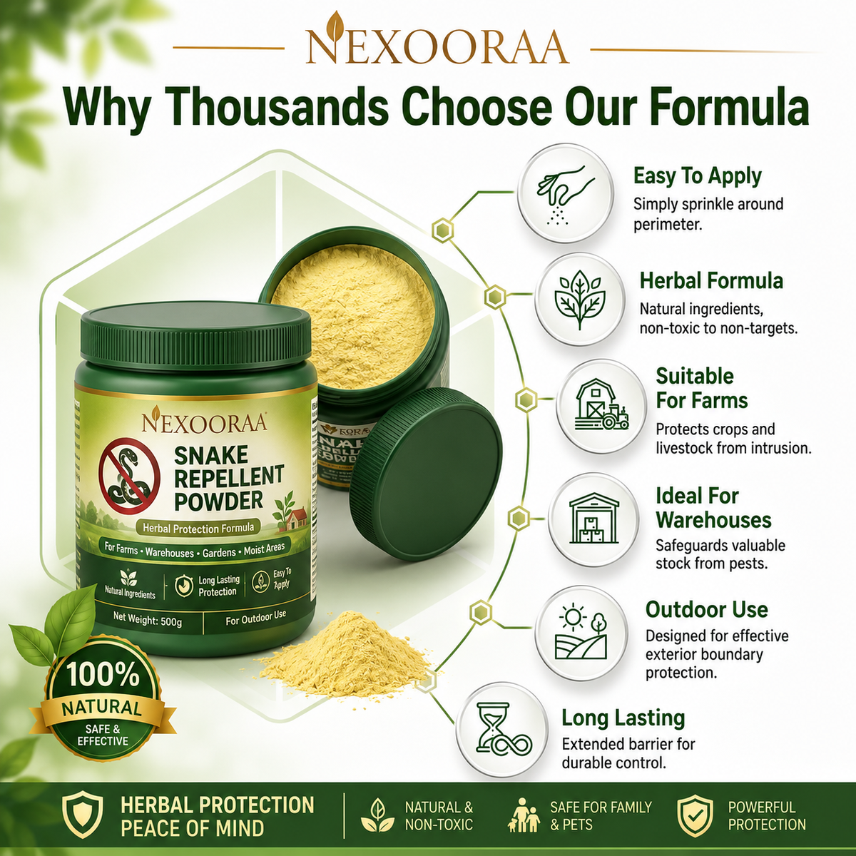 🥰HOT SALE 49% OFF🥰🐍Snake Repellent Powder🐍 Buy 1 Get 1 Free🐍
