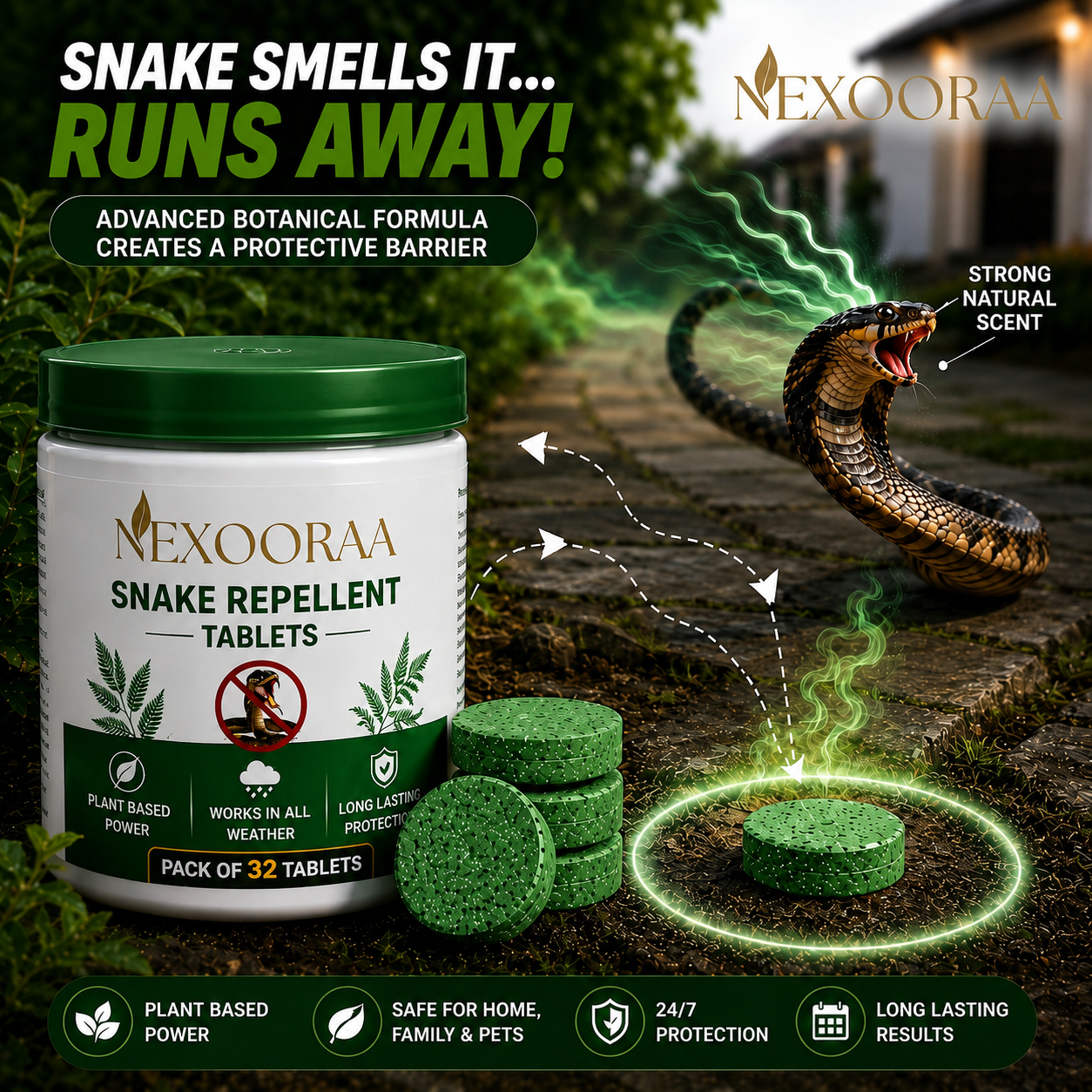 💥All-in-One Pest & Snake Protection Tablets | Instant Action Formula🔥Buy 1 Get 1 Free🔥