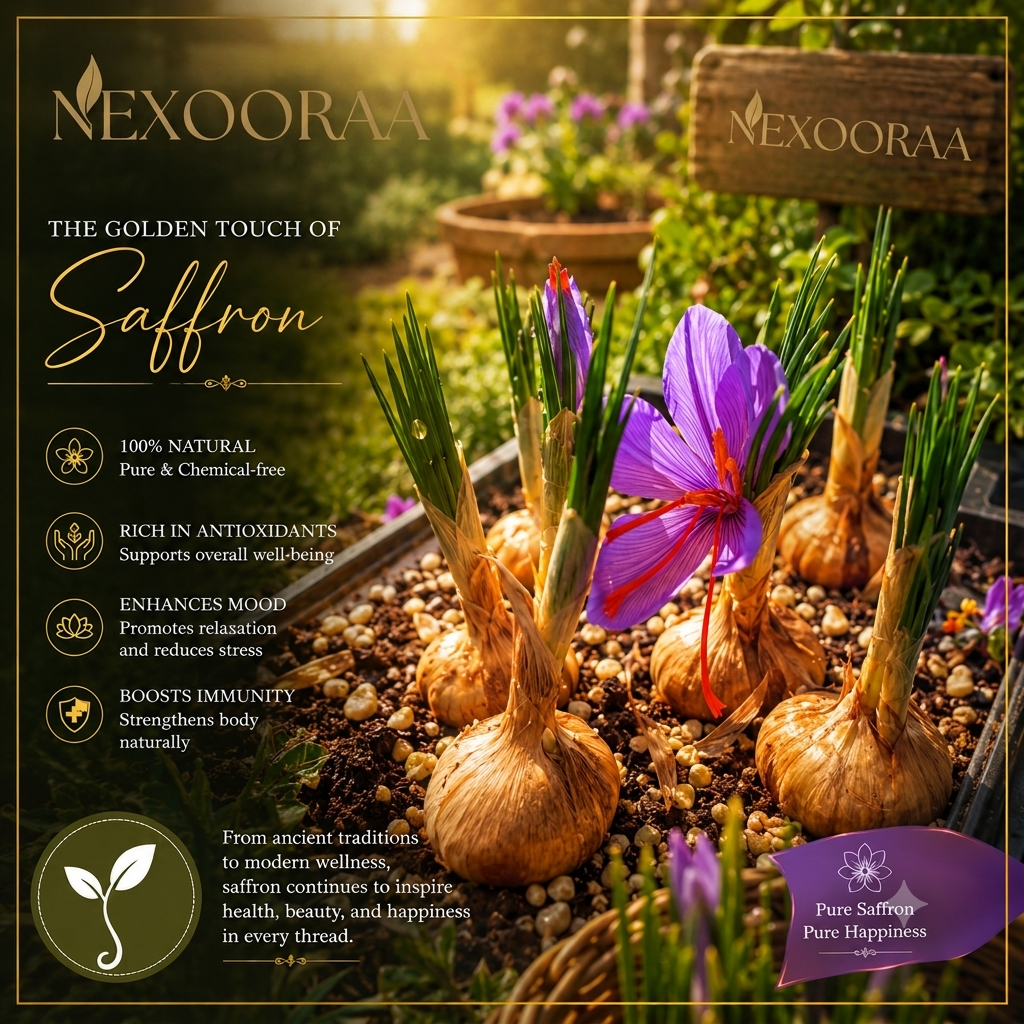 🌹Saffron Bulbs—Gold in the Flower Bulbs🌹🔥Buy 6 Get 6 Free Bulbs🔥