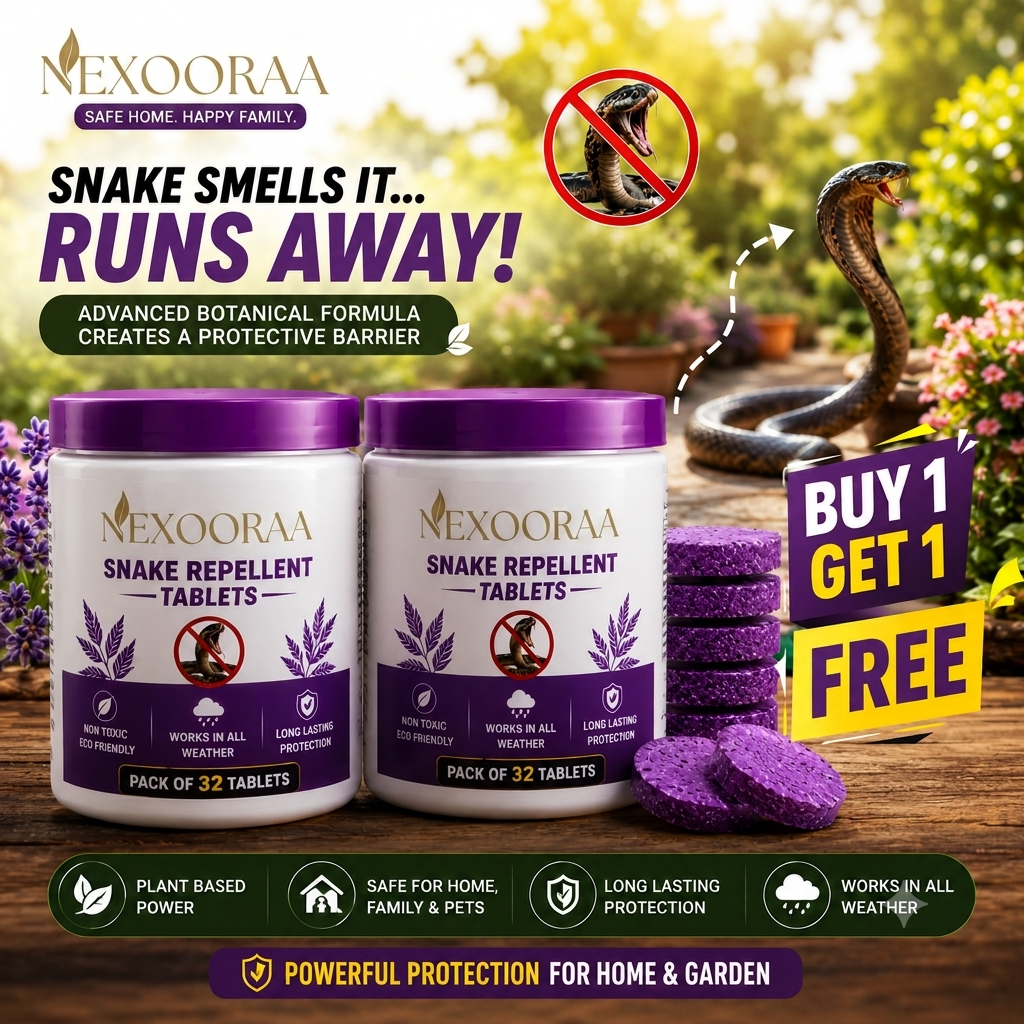 💥Powerful Protection Snake Repellent Tablets for Home, Farm & Garden | Instant Action Formula🔥Buy 1 Get 1 Free🔥