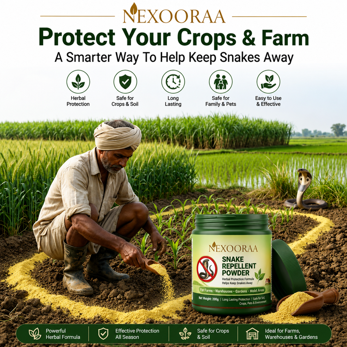 🥰HOT SALE 49% OFF🥰🐍Snake Repellent Powder🐍 Buy 1 Get 1 Free🐍