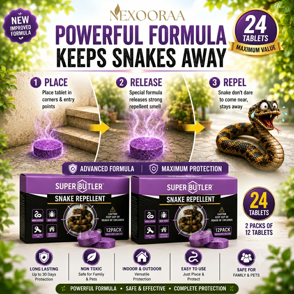 💥All-in-One Pest & Snake Protection Tablets | Instant Action Formula🔥Buy 1 Get 1 Free🔥