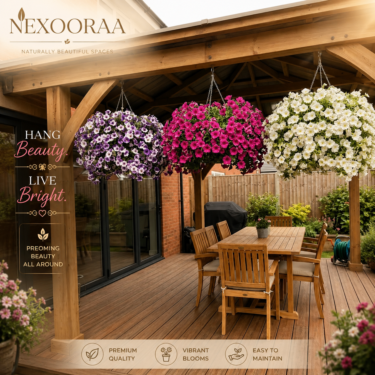 🔥Last Day 50% OFF🔥UV Resistant Artificial Petunias Flowers Bulbs🌸 Buy 6 Get 6 Free Bulbs🌸