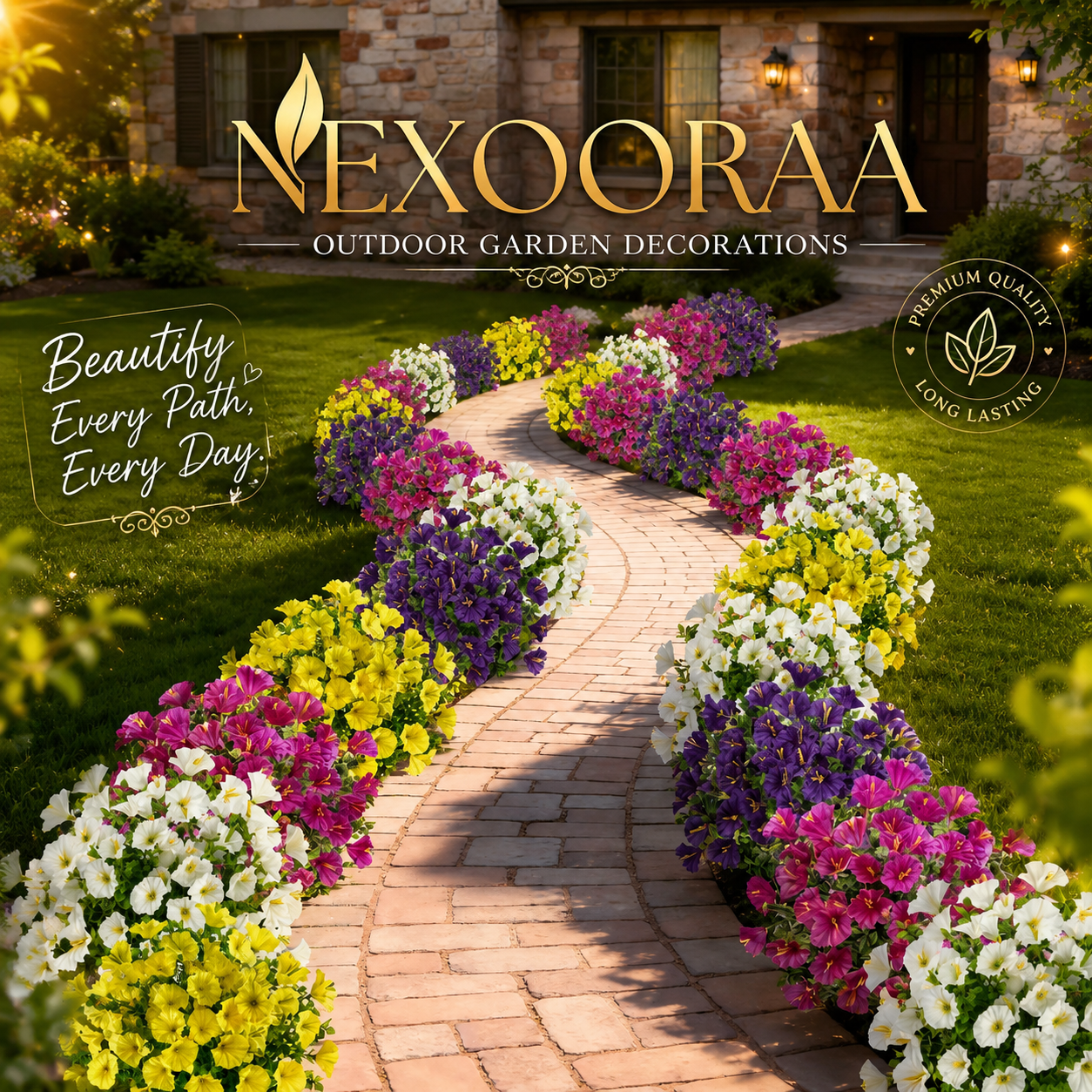 🔥Last Day 50% OFF🔥UV Resistant Artificial Petunias Flowers Bulbs🌸 Buy 6 Get 6 Free Bulbs🌸