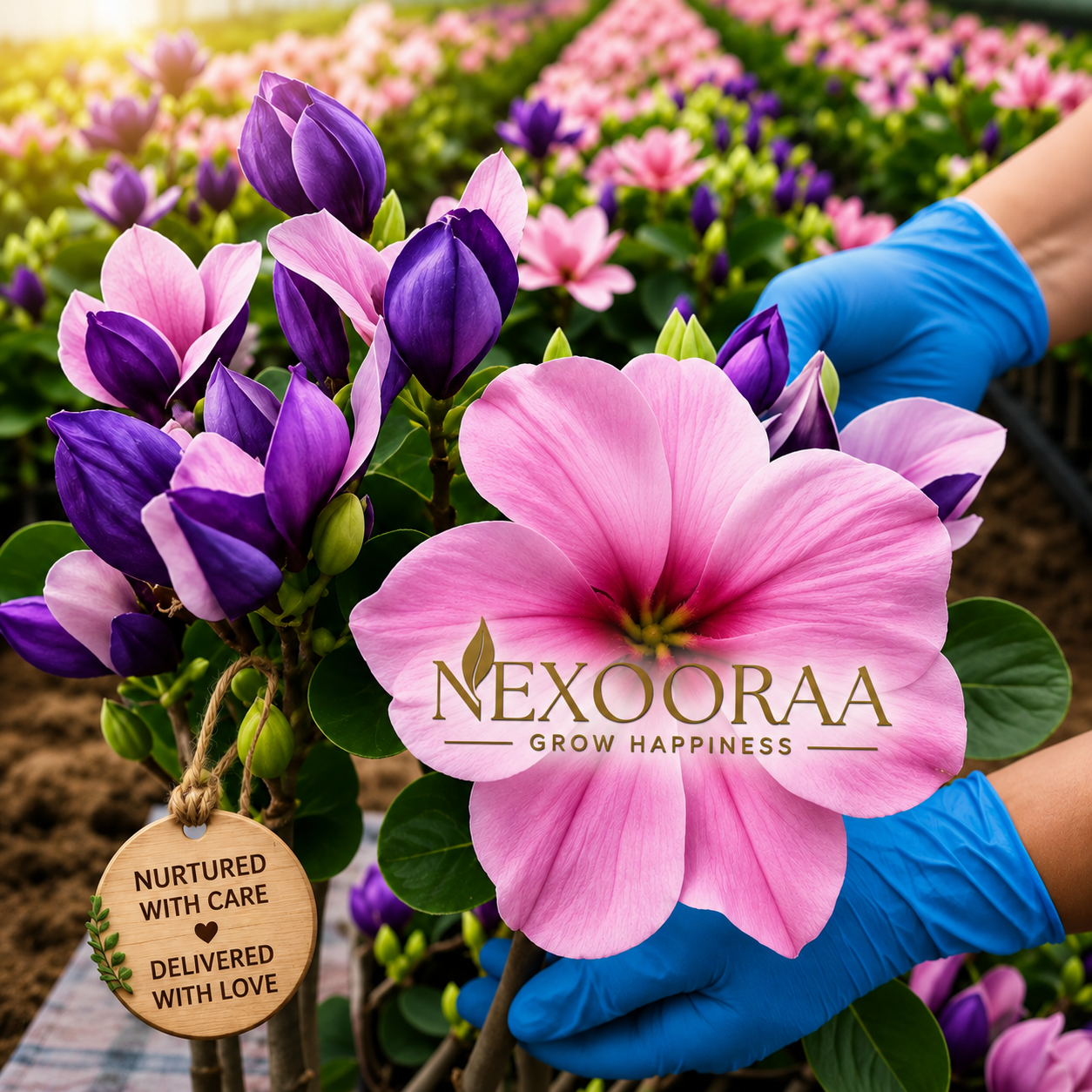 Magnolia liliiflora (Purple Orchids) Bulbs 🌸 Flowers Hide the Leaves, Fragrance Fills the Air🌸Buy 6 Get 6 Free Bulbs🌸