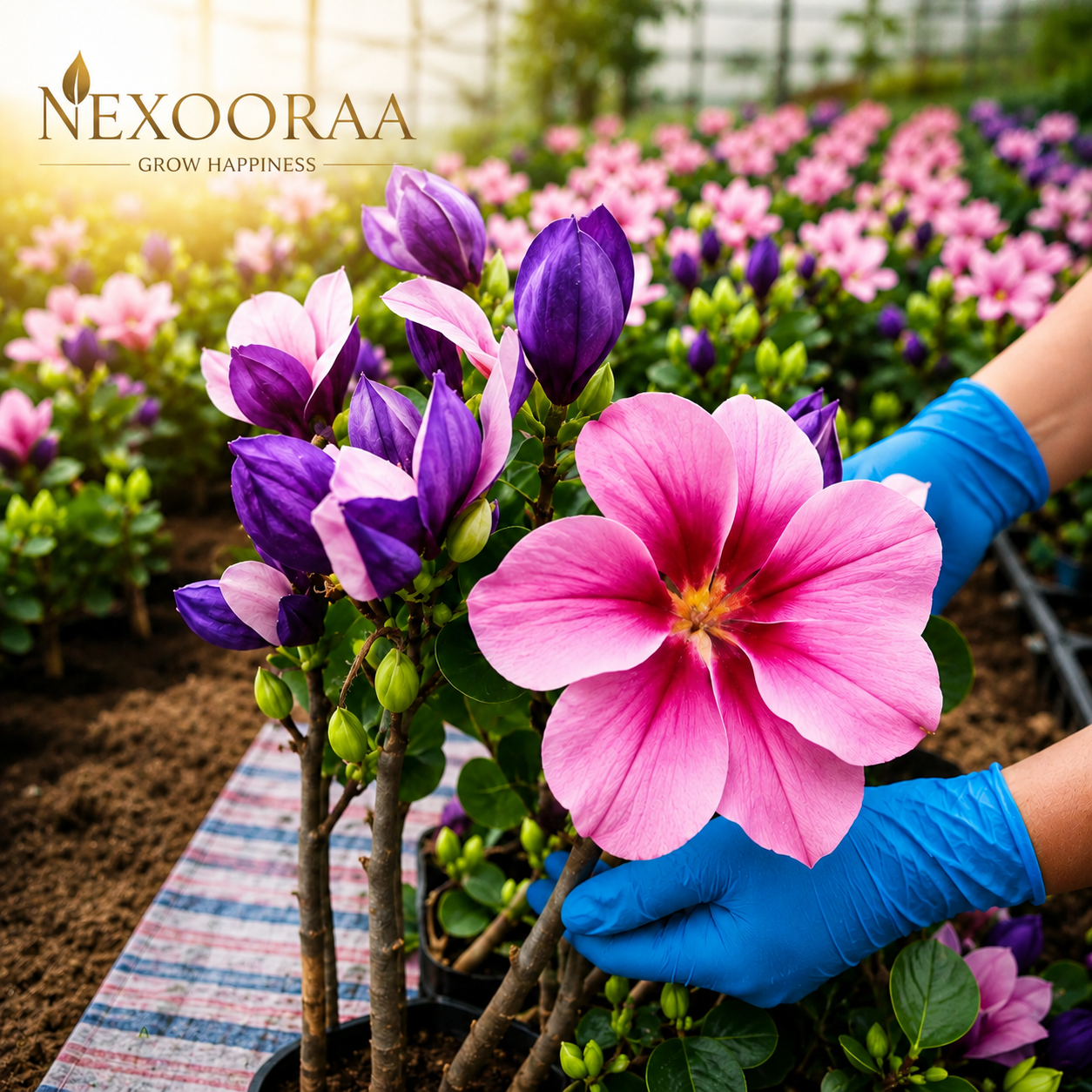 Magnolia liliiflora (Purple Orchids) Bulbs 🌸 Flowers Hide the Leaves, Fragrance Fills the Air🌸Buy 6 Get 6 Free Bulbs🌸