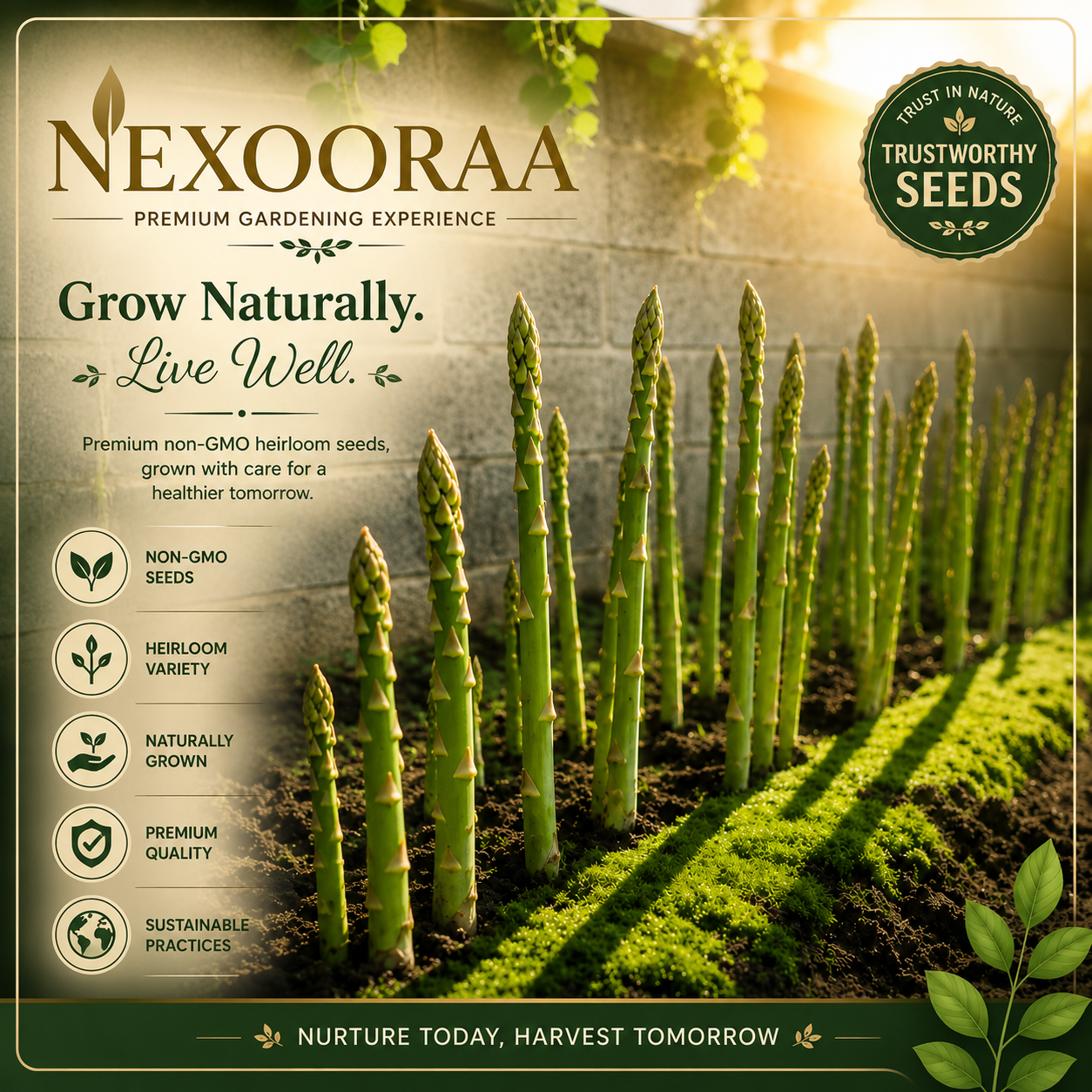 🌱 Grow Your Own Asparagus from Seeds — Fresh, Flavorful & Long-Lasting 👑 | 🔥Buy 1 Get 1 Free🔥