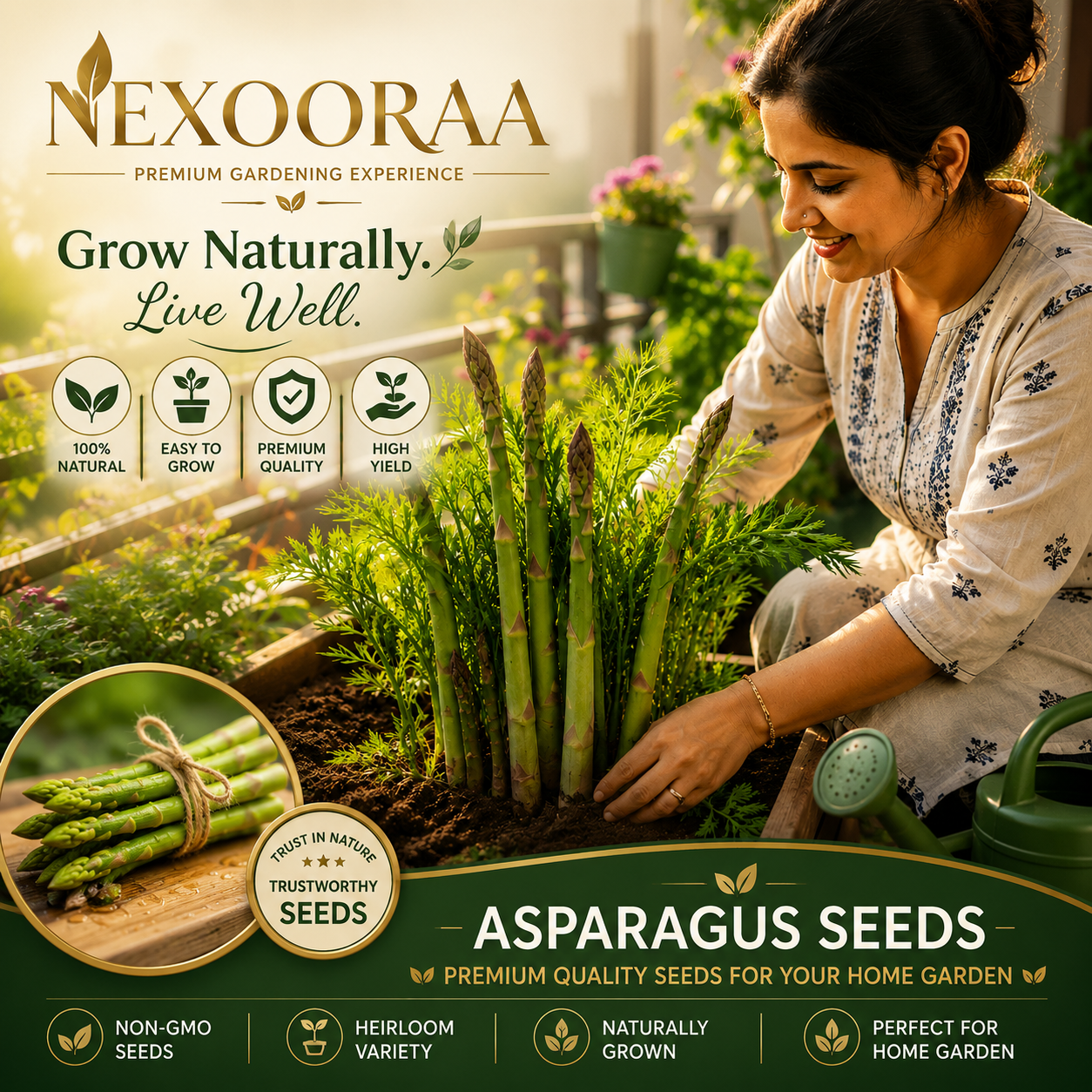 🌱 Grow Your Own Asparagus from Seeds — Fresh, Flavorful & Long-Lasting 👑 | 🔥Buy 1 Get 1 Free🔥