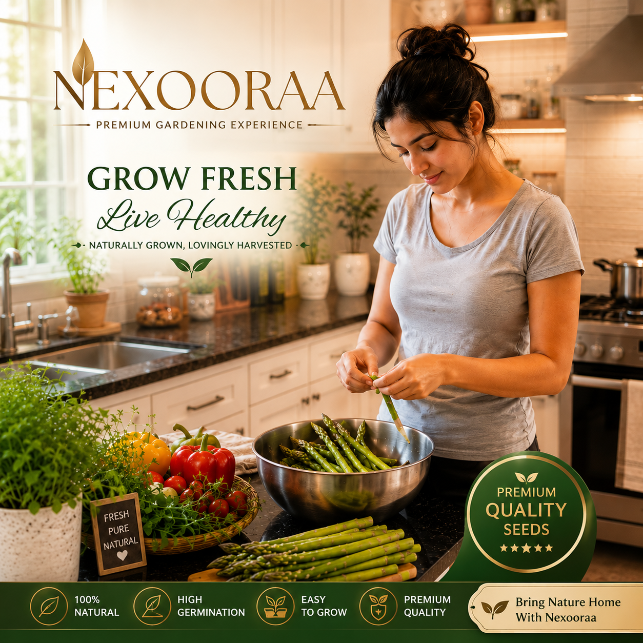 🌱 Grow Your Own Asparagus from Seeds — Fresh, Flavorful & Long-Lasting 👑 | 🔥Buy 1 Get 1 Free🔥