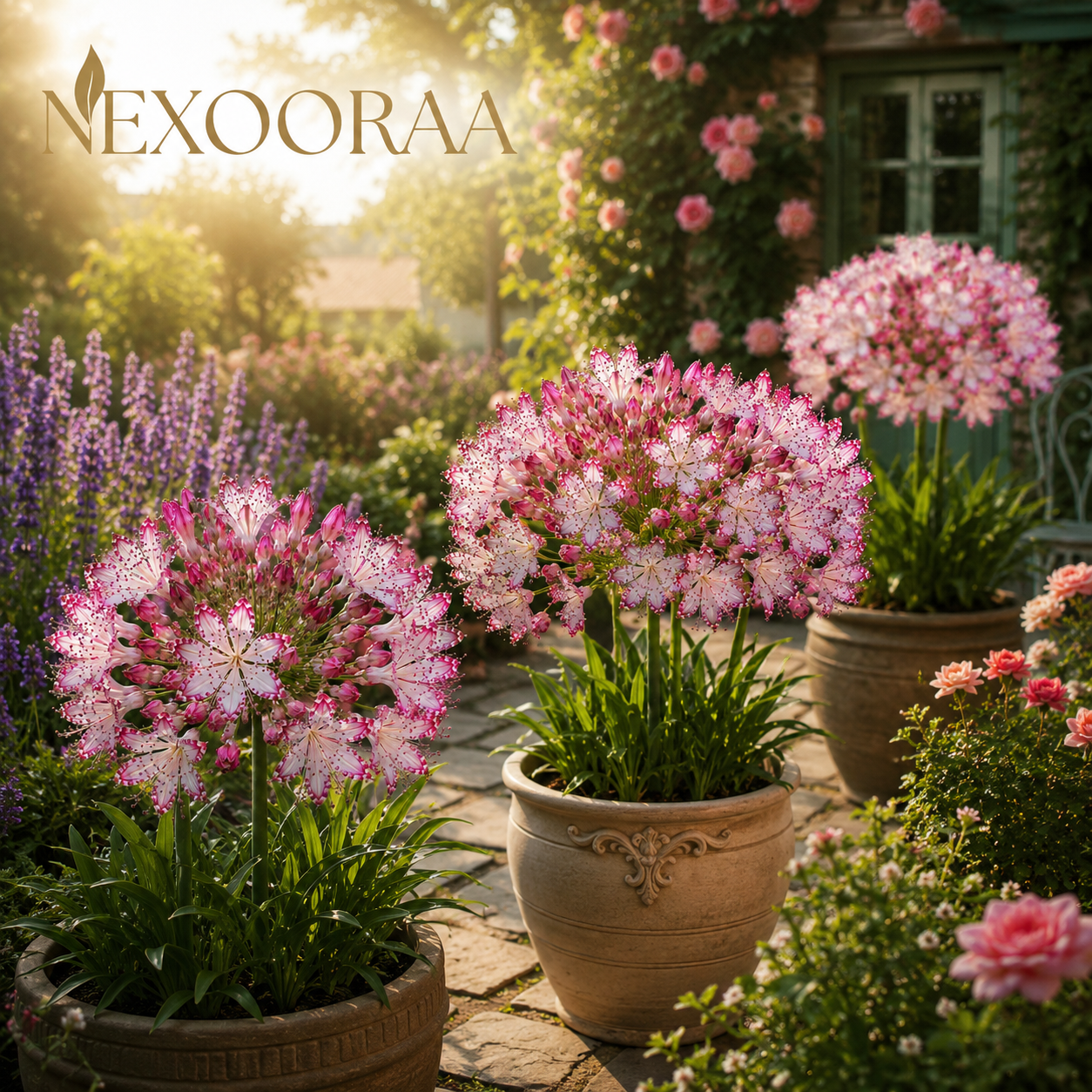 🏠🌸 Celestial Lace Agapanthus Bulbs 🌿 Elegant Blooms, Easy to Grow 🌸Buy 6 Get 6 Free Bulbs🌸