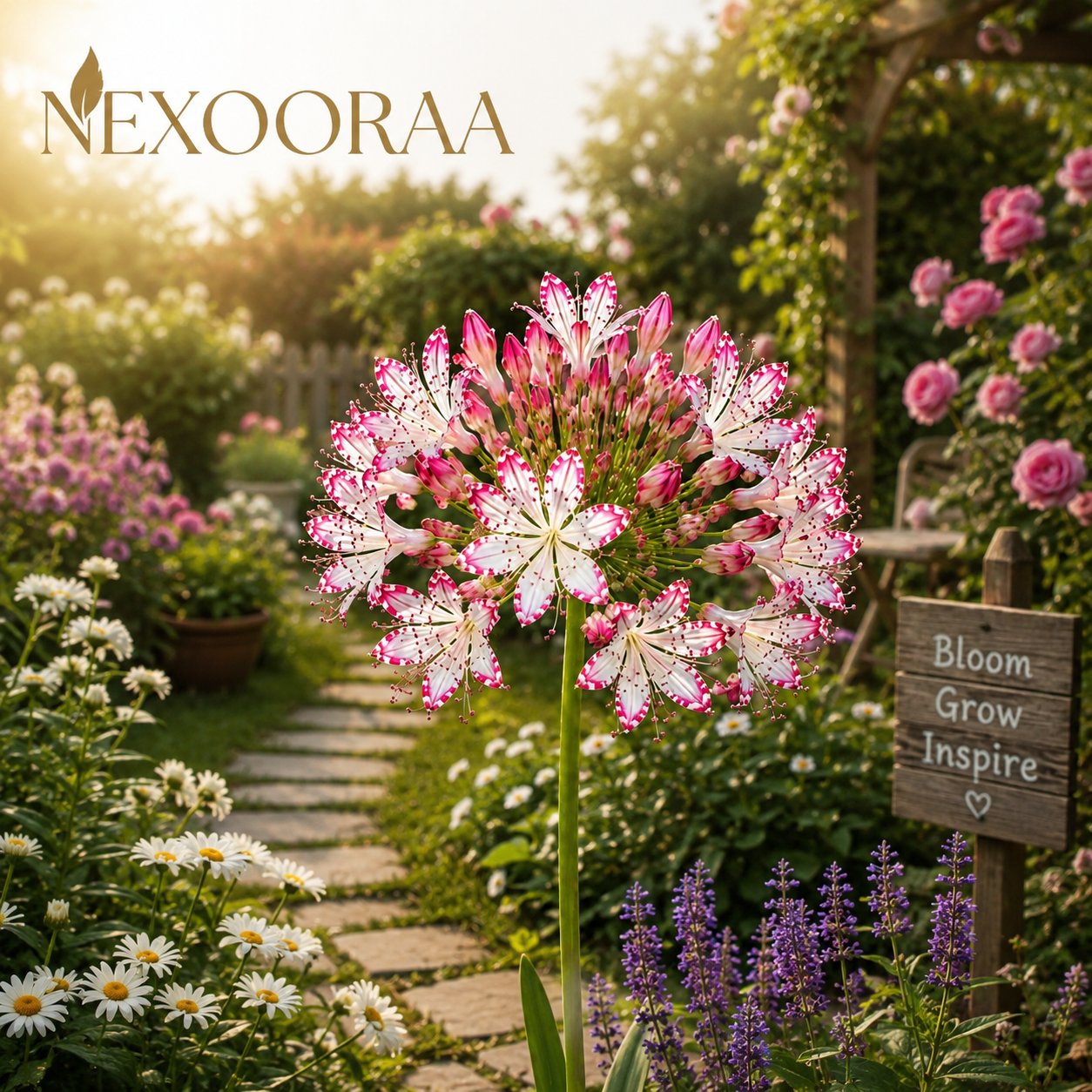 🏠🌸 Celestial Lace Agapanthus Bulbs 🌿 Elegant Blooms, Easy to Grow 🌸Buy 6 Get 6 Free Bulbs🌸
