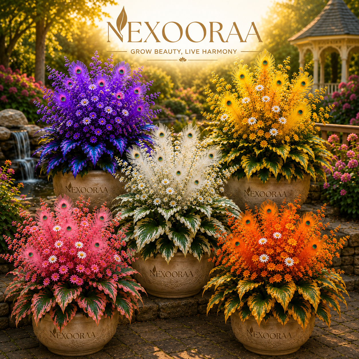 🏠🤗 Peacock Flame Hosta Bulbs💥 Stunning Colors That Brighten Any Space🔥Buy 6 Get 6 Free Bulbs🔥