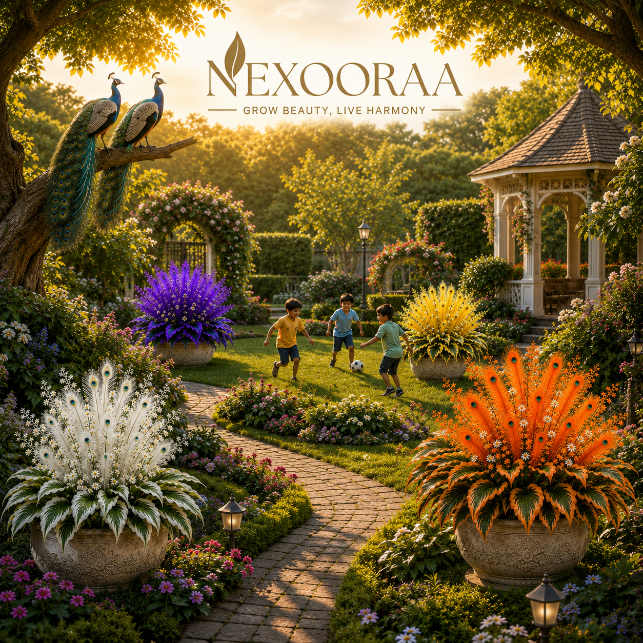 🏠🤗 Peacock Flame Hosta Bulbs💥 Stunning Colors That Brighten Any Space🔥Buy 6 Get 6 Free Bulbs🔥