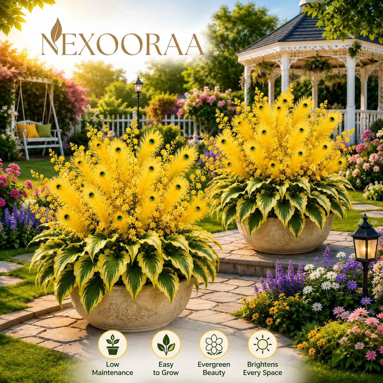 🏠🤗 Peacock Flame Hosta Bulbs💥 Stunning Colors That Brighten Any Space🔥Buy 6 Get 6 Free Bulbs🔥