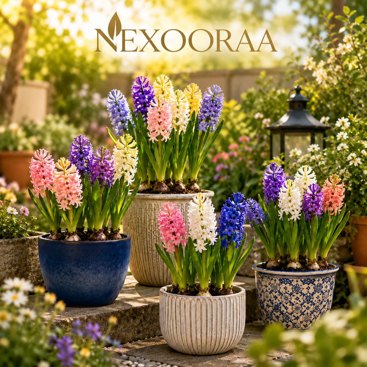 💐Bi-Color Mutation Hyacinth Bulbs🔥Buy 6 Get 6 Free Bulbs🔥
